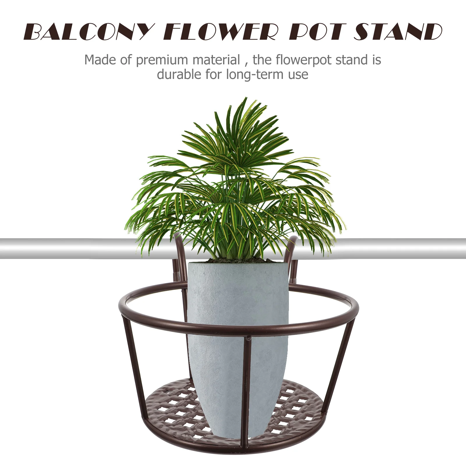 2 Pcs Iron Flower Pot Stand Wa - огляд і ціна Bonsai Garden China