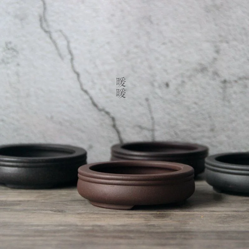 Ceramic Circle Bonsai Pot,Plat - огляд і ціна Bonsai Garden China