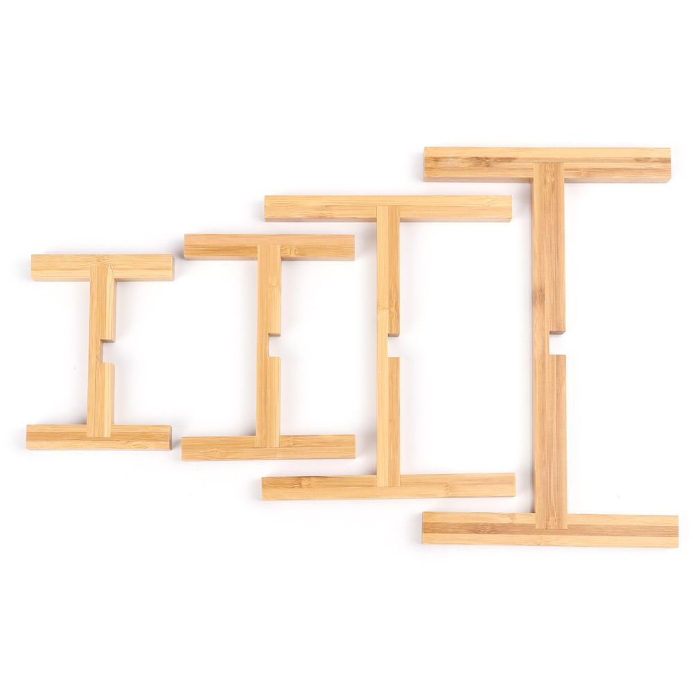 Wood Flowerpot Holder Floor-St - огляд і ціна Bonsai Garden Display