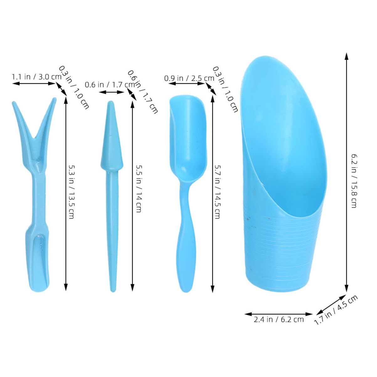 4pcs/set, Plastic Durable Buck - огляд і ціна Bonsai Garden Tools