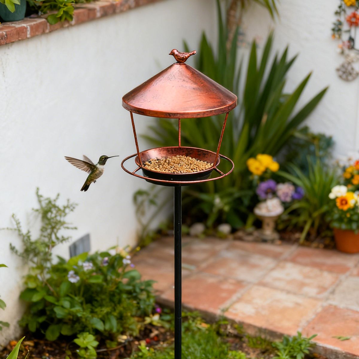 Sturdy Iron Ring Bird Bath for - огляд і ціна Bonsai Garden China