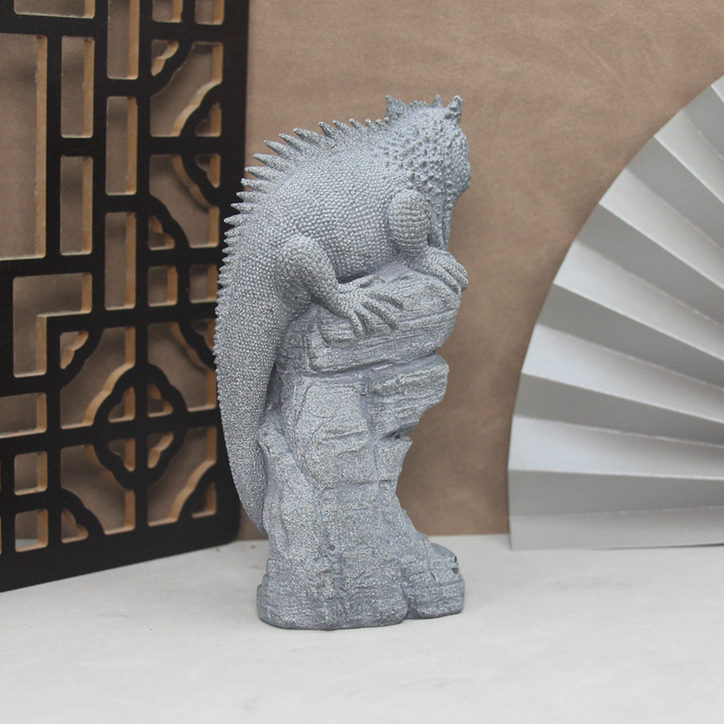 Artificial Stone Lizard Lion D - огляд і ціна Bonsai Garden China