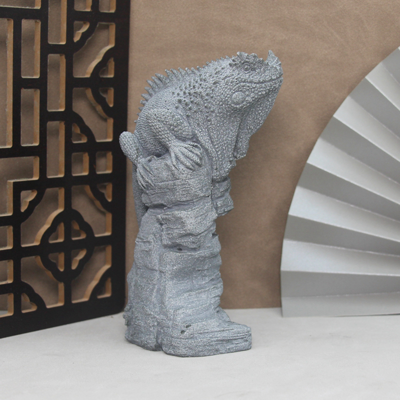Artificial Stone Lizard Lion D - огляд і ціна Bonsai Garden China