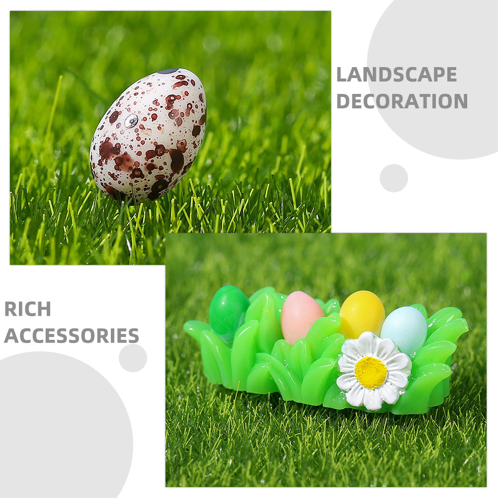 13Pcs Resin Easter Bunny Egg M - огляд і ціна Bonsai Garden Display