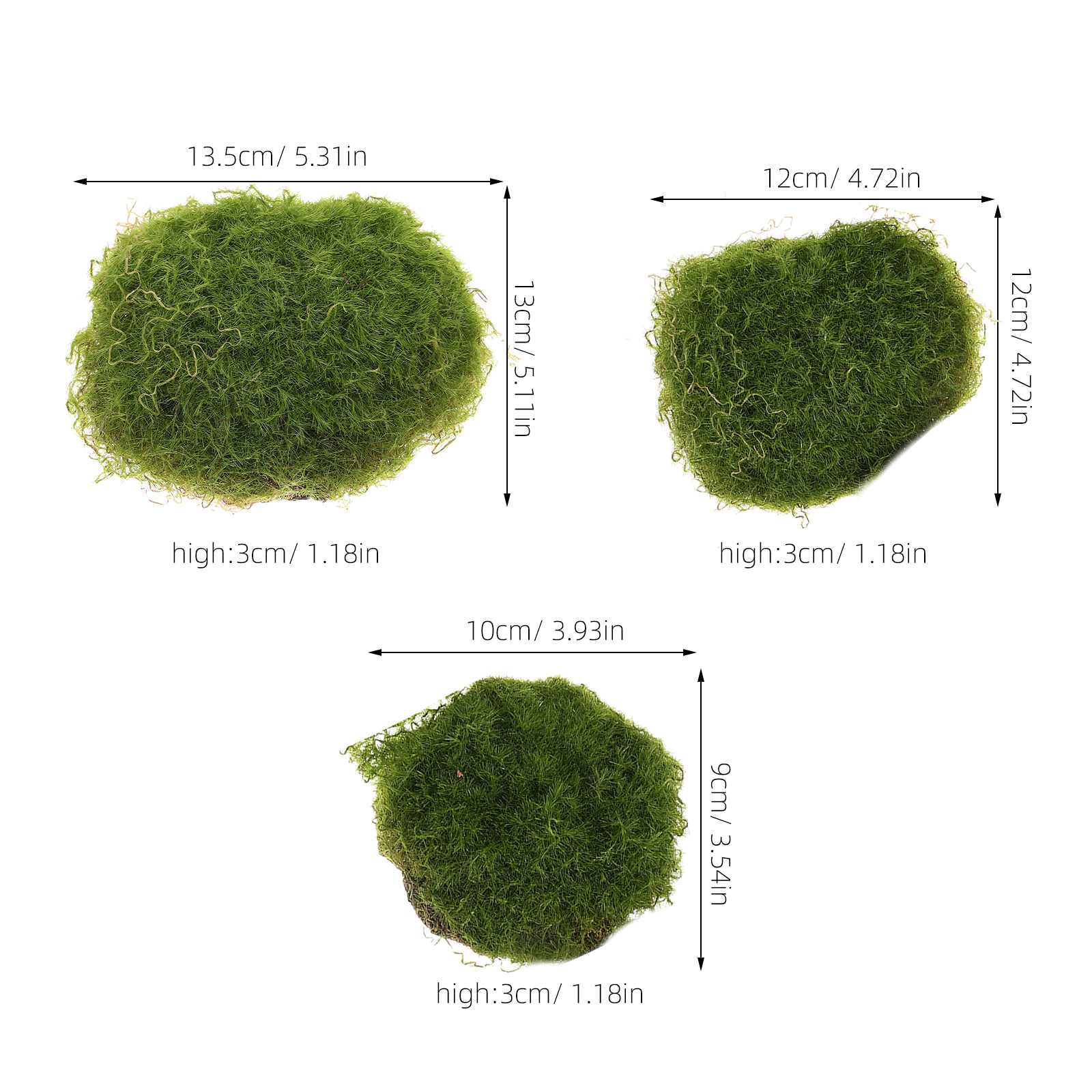 6Pcs Decorative Artificial Mos - огляд і ціна Bonsai Garden Display