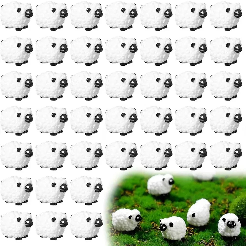 10Pcs Miniature Sheep Resin Pl - огляд і ціна Bonsai Garden China