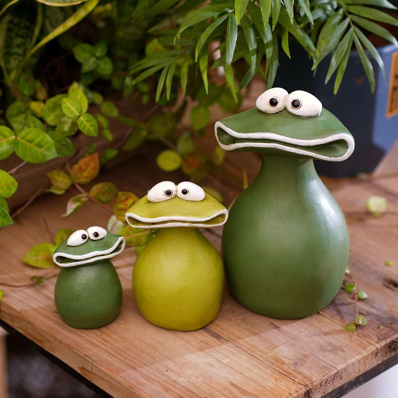 Cartoon Big Mouth Frog Garden  - огляд і ціна Bonsai Garden China