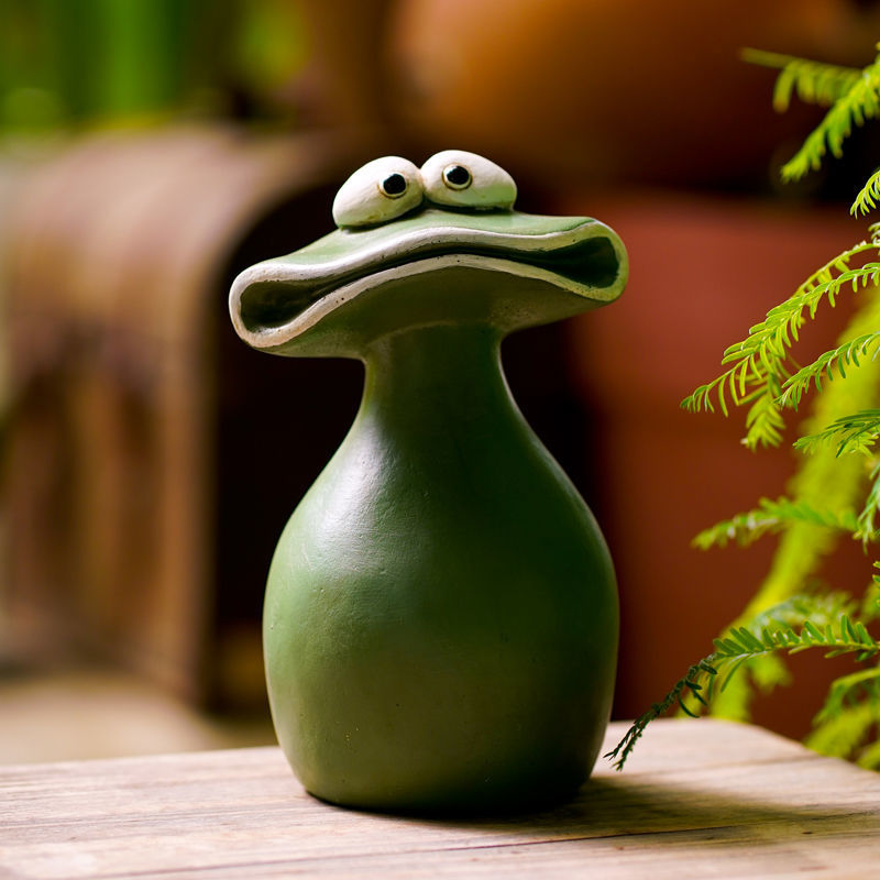 Cartoon Big Mouth Frog Garden  - огляд і ціна Bonsai Garden China