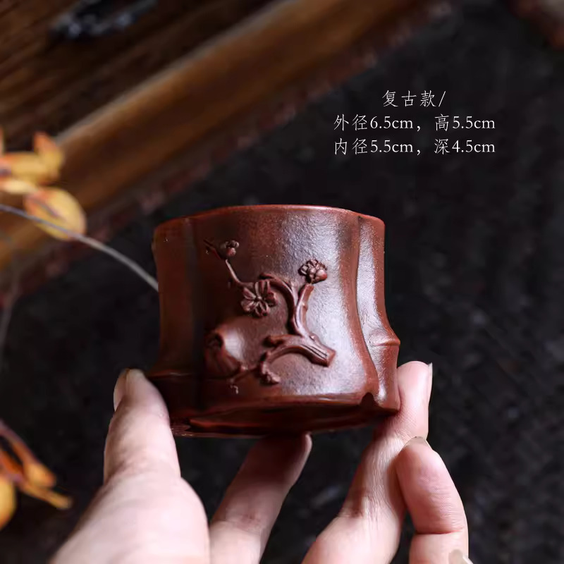 Purple Sand Bonsai Pot,Carved  - огляд і ціна Bonsai Garden China