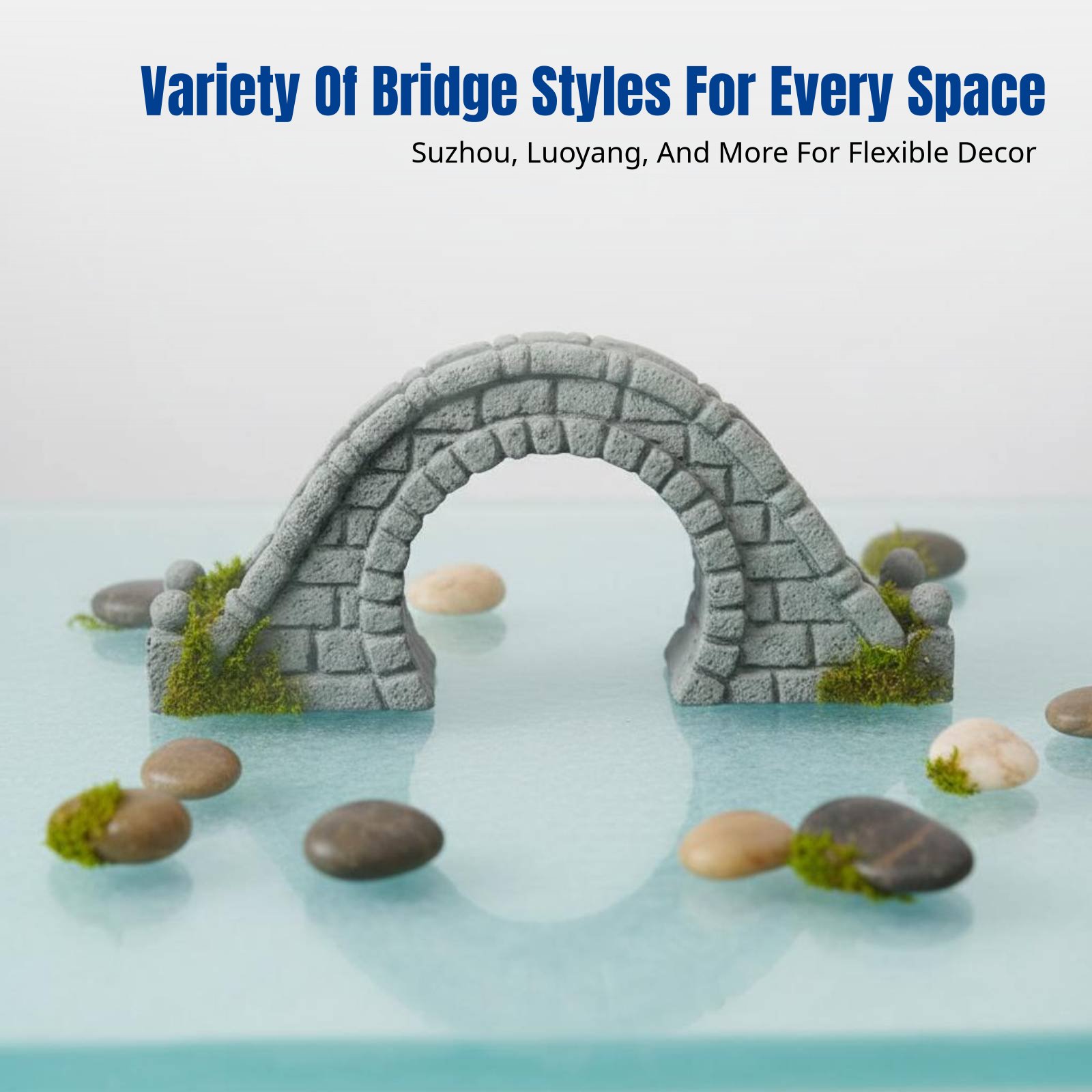 Resin Stone Bridge Mini Landsc - огляд і ціна Bonsai Garden China