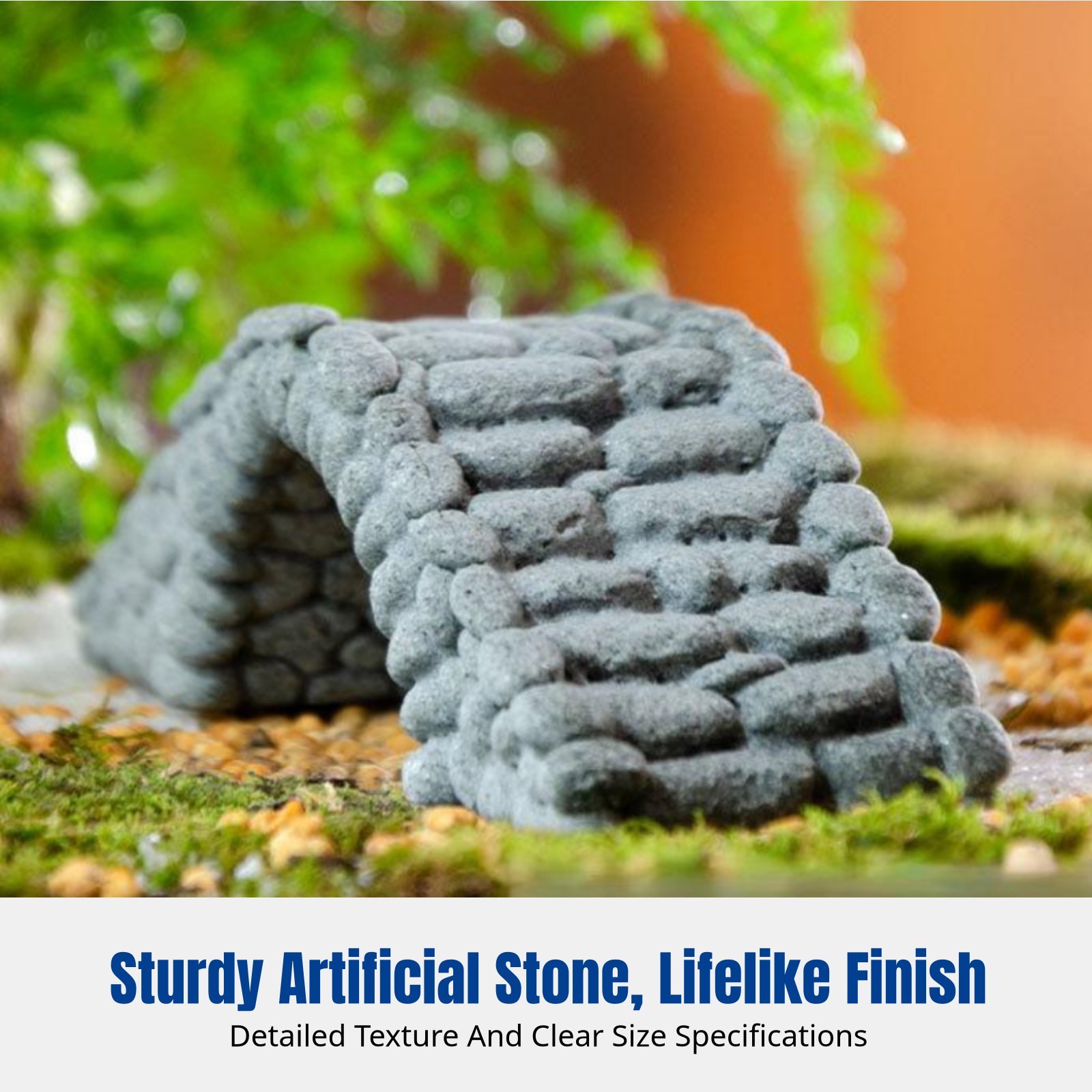 Resin Stone Bridge Mini Landsc - огляд і ціна Bonsai Garden China